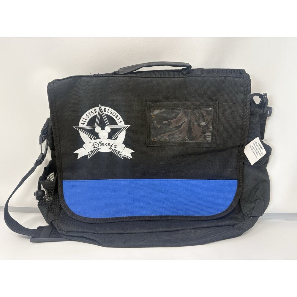 Disney’s All Star Resort Crossbody Bag Messenger Tote Black Luggage Mickey Mouse